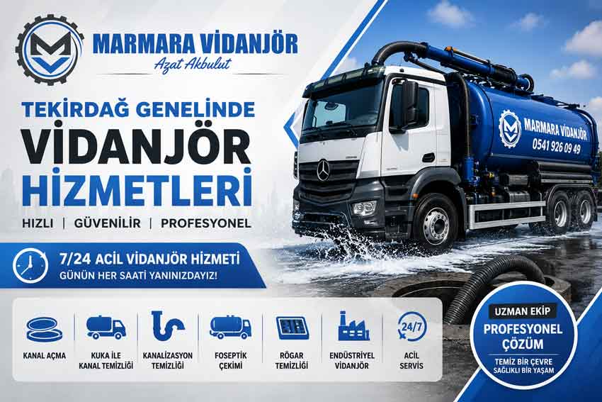 Tekirdağ-Vidanjör-Hizmetleri